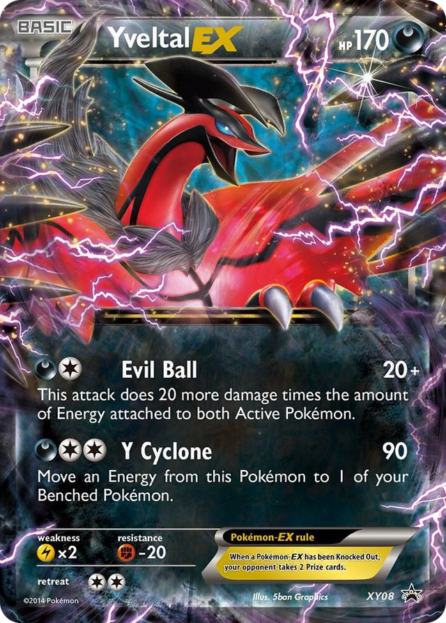XY008 Yveltal EX - XY08 Promo XY Promos