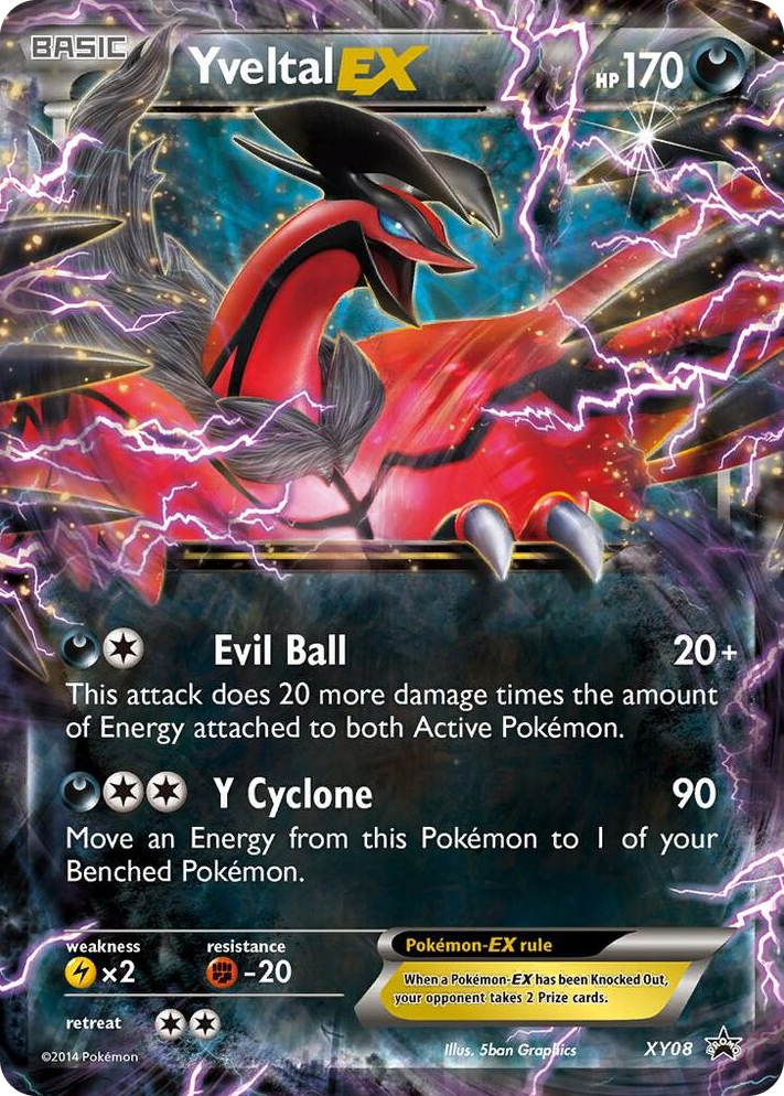 XY008 Yveltal EX - XY08 Promo XY Promos