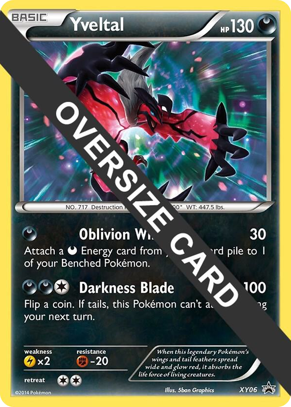 XY006 Yveltal - XY06 Promo Jumbo Cards
