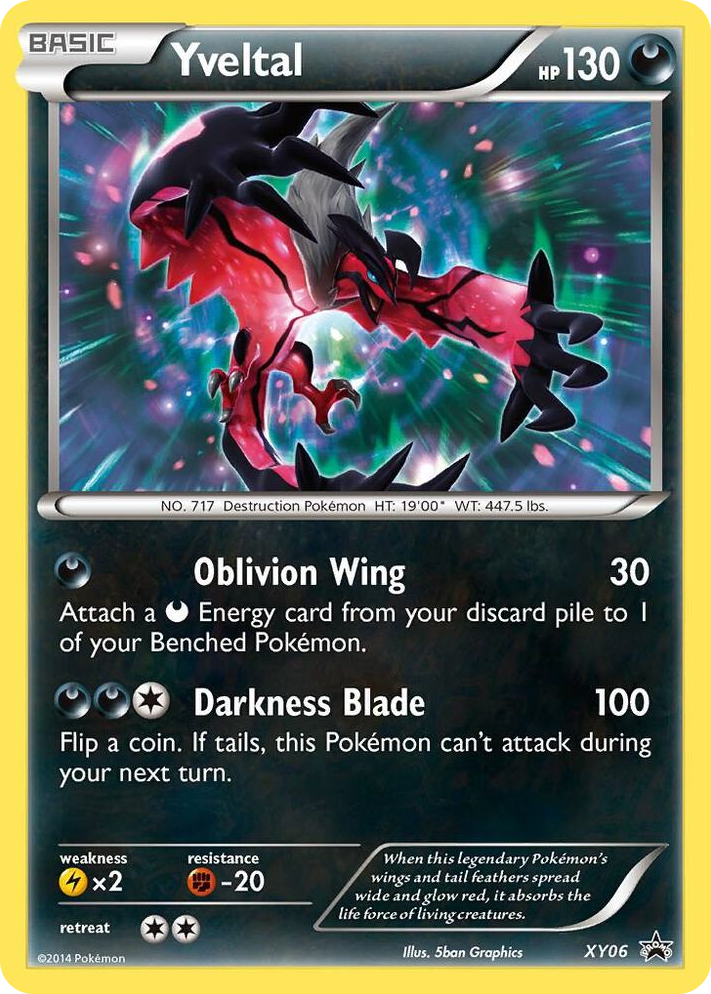 XY006 Yveltal - XY06 Promo XY Promos