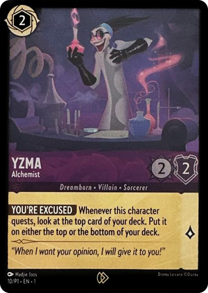 0010 Yzma - Alchemist Promo Disney Lorcana Promo Cards