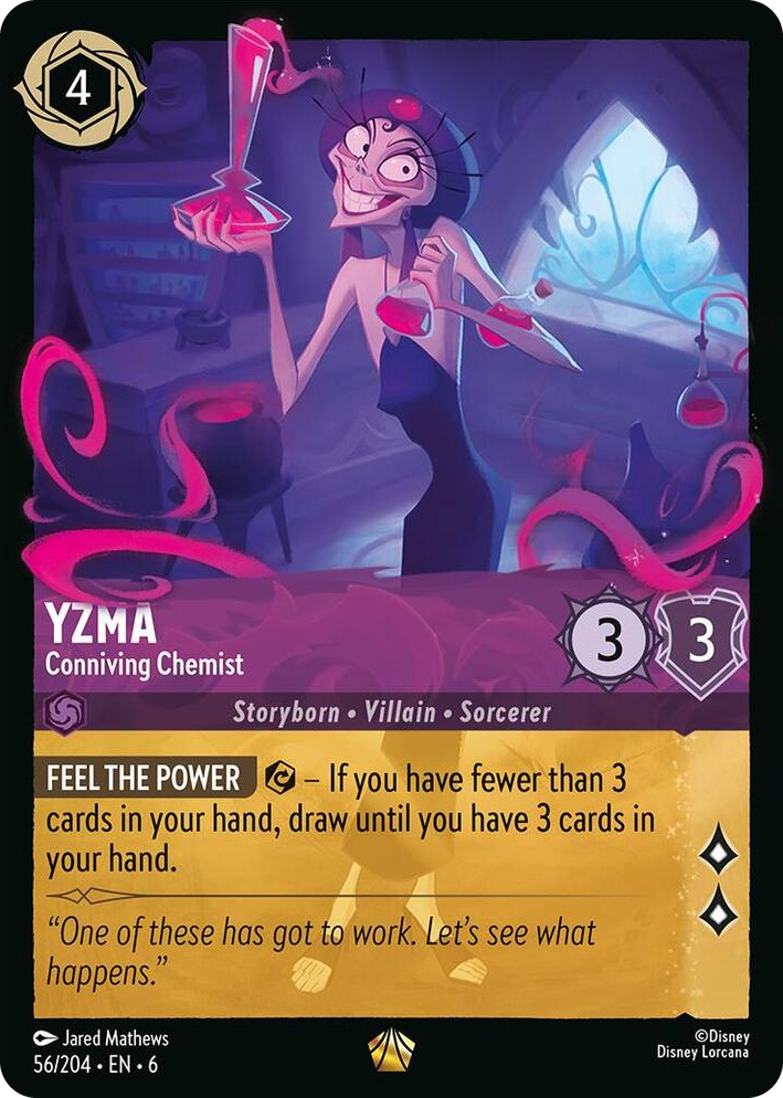 0056 Yzma - Conniving Chemist Legendary Azurite Sea