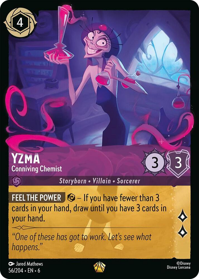 0056 Yzma - Conniving Chemist Legendary Azurite Sea