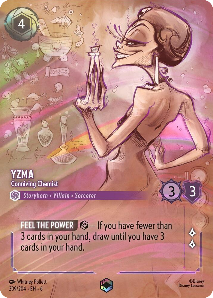 0209 Yzma - Conniving Chemist (Enchanted) Enchanted Azurite Sea