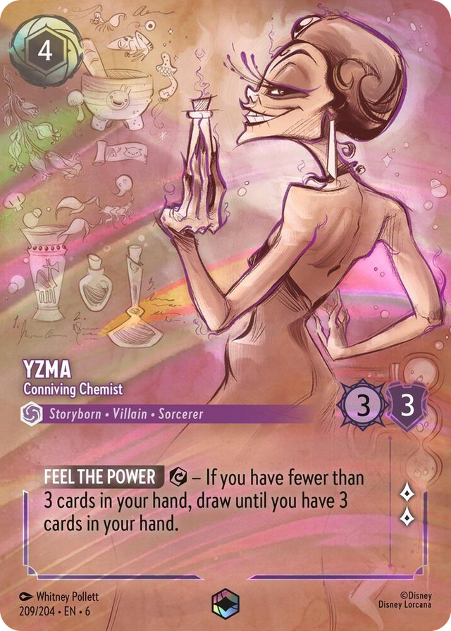 0209 Yzma - Conniving Chemist (Enchanted) Enchanted Azurite Sea