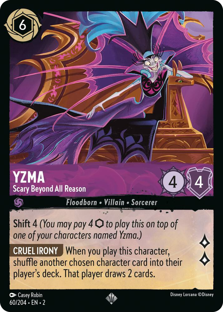 0060 Yzma - Scary Beyond All Reason Super Rare Rise of the Floodborn