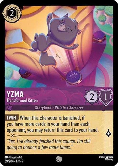 0059 Yzma - Transformed Kitten Common Archazia's Island