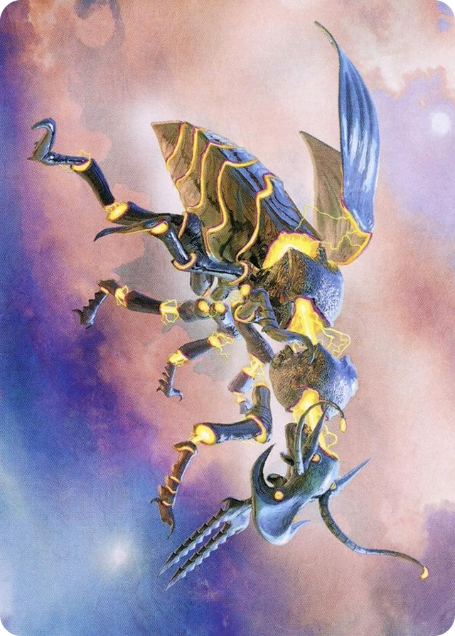 0065 Zabaz, the Glimmerwasp Art Card S Art Series: Modern Horizons 2