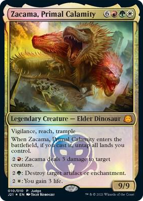 0010 Zacama, Primal Calamity P Judge Promos