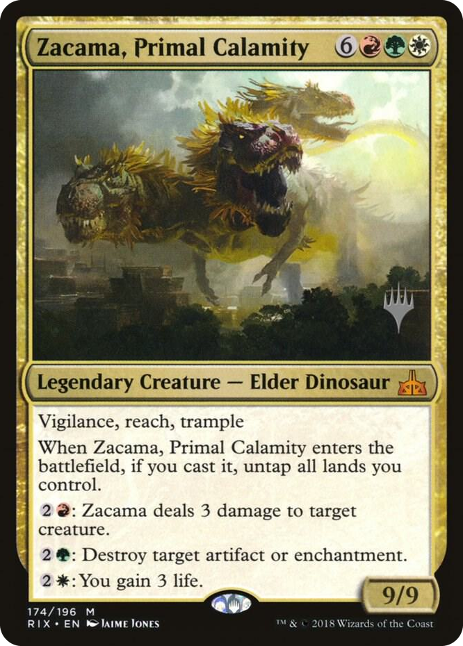 0174 Zacama, Primal Calamity M Promo Pack: Core Set 2020