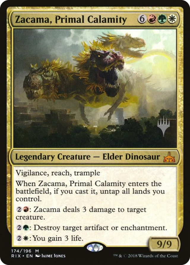 0174 Zacama, Primal Calamity M Promo Pack: Core Set 2020