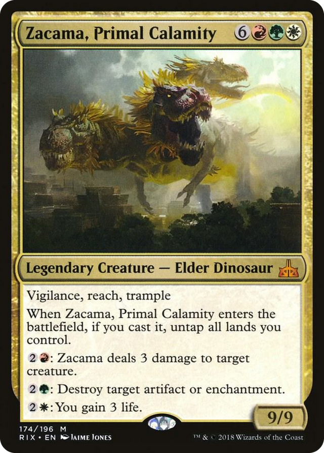 0174 Zacama, Primal Calamity M Rivals of Ixalan