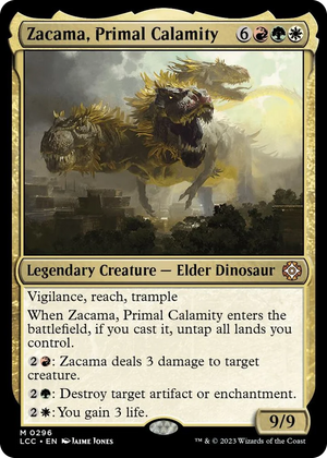 0296 Zacama, Primal Calamity M Commander: The Lost Caverns of Ixalan