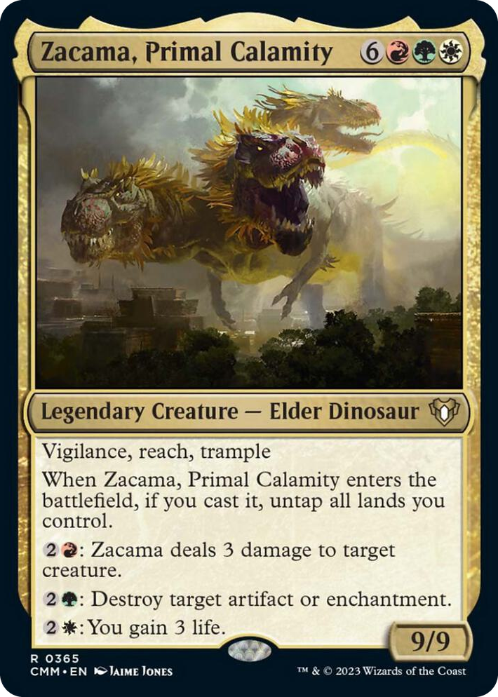 0365 Zacama, Primal Calamity R Commander Masters