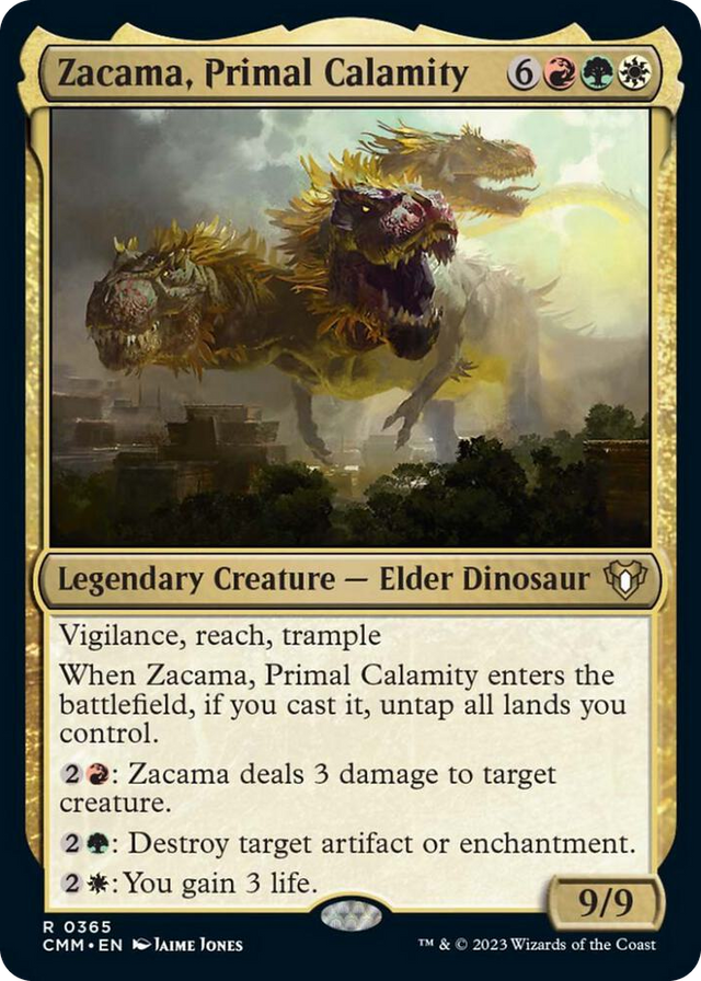 0365 Zacama, Primal Calamity R Commander Masters
