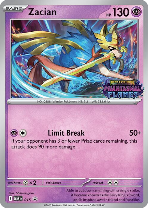 0015 Zacian - 015 Promo Mega Evolution Promo