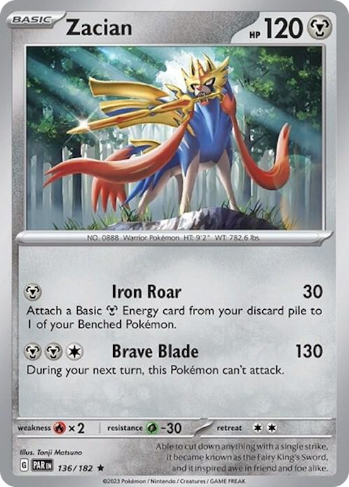 0136 Zacian Rare Deck Exclusives