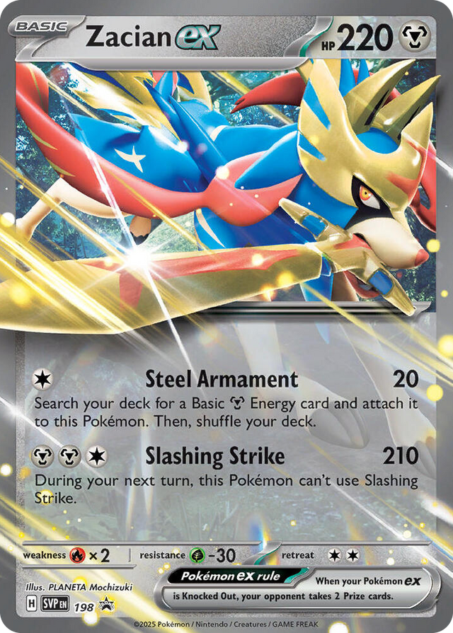 0198 Zacian ex - 198 Promo Scarlet & Violet Promo Cards