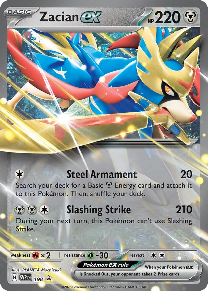 0198 Zacian ex - 198 Promo Scarlet & Violet Promo Cards