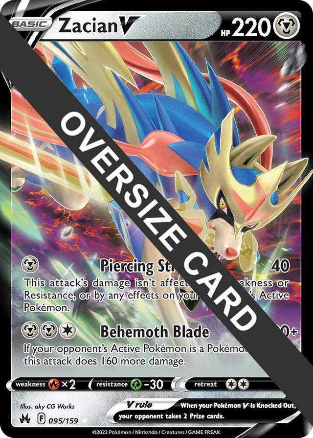 0095 Zacian V Ultra Rare Jumbo Cards