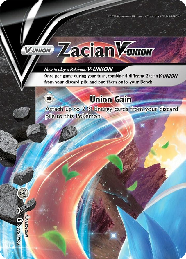 0163 Zacian V-UNION - SWSH163 Promo Sword & Shield Promo Cards