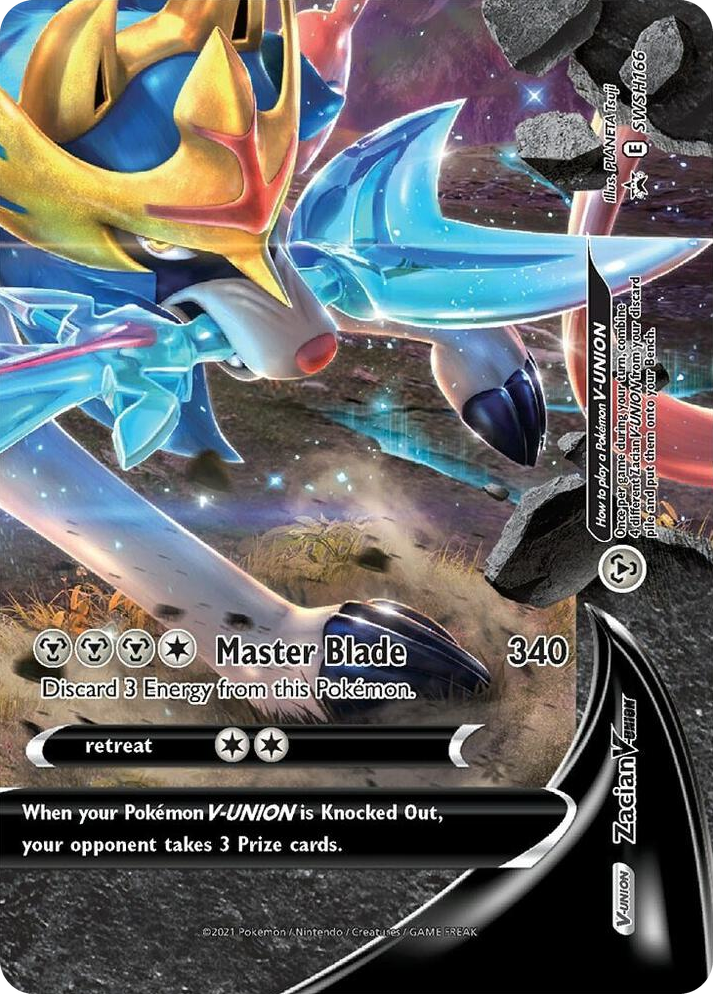 0166 Zacian V-UNION - SWSH166 Promo Sword & Shield Promo Cards