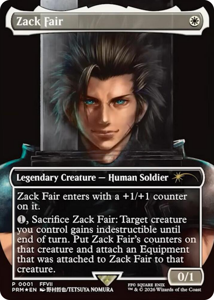 Zack Fair #1 P - Media Promos Pokemon card