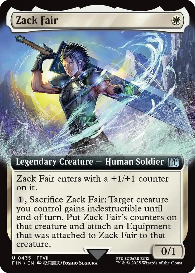 0435 Zack Fair (Extended Art) U FINAL FANTASY