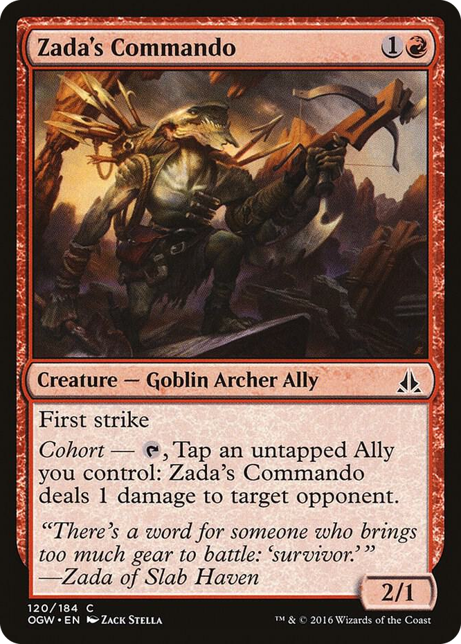 Zada's Commando #120 C - Oath of the Gatewatch Pokemon card