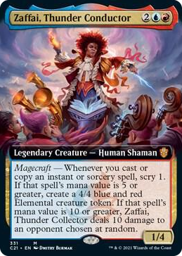 0331 Zaffai, Thunder Conductor (Extended Art) M Commander 2021
