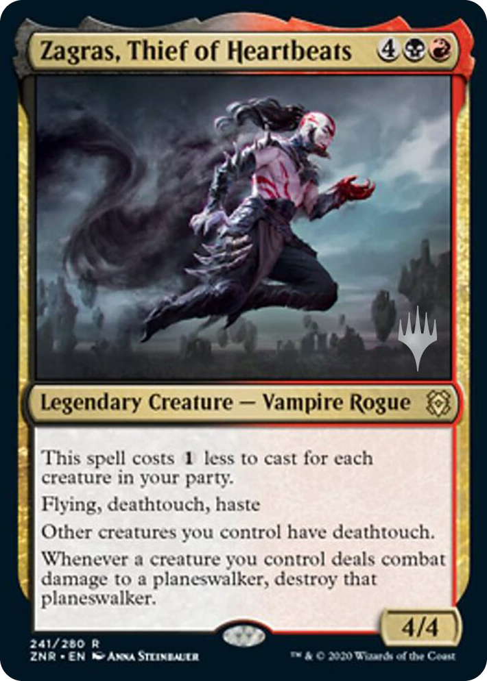 0241 Zagras, Thief of Heartbeats R Promo Pack: Zendikar Rising