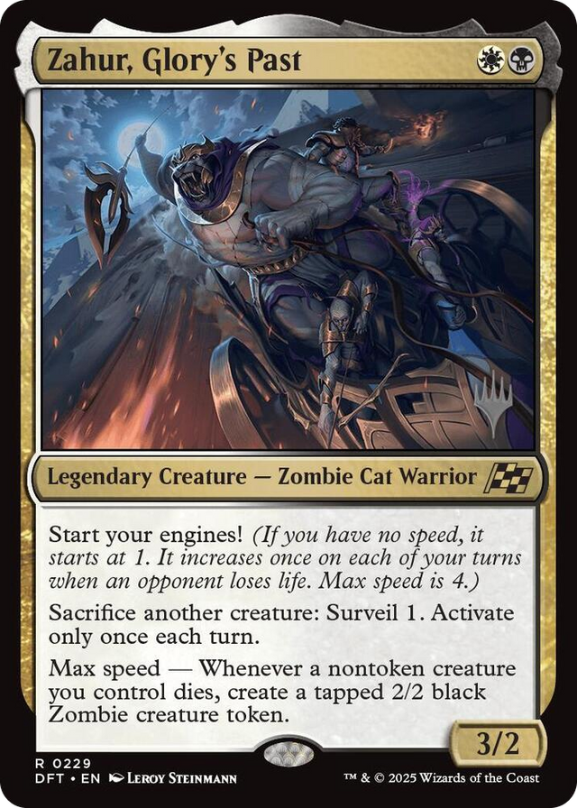 0229 Zahur, Glory's Past R Promo Pack: Aetherdrift