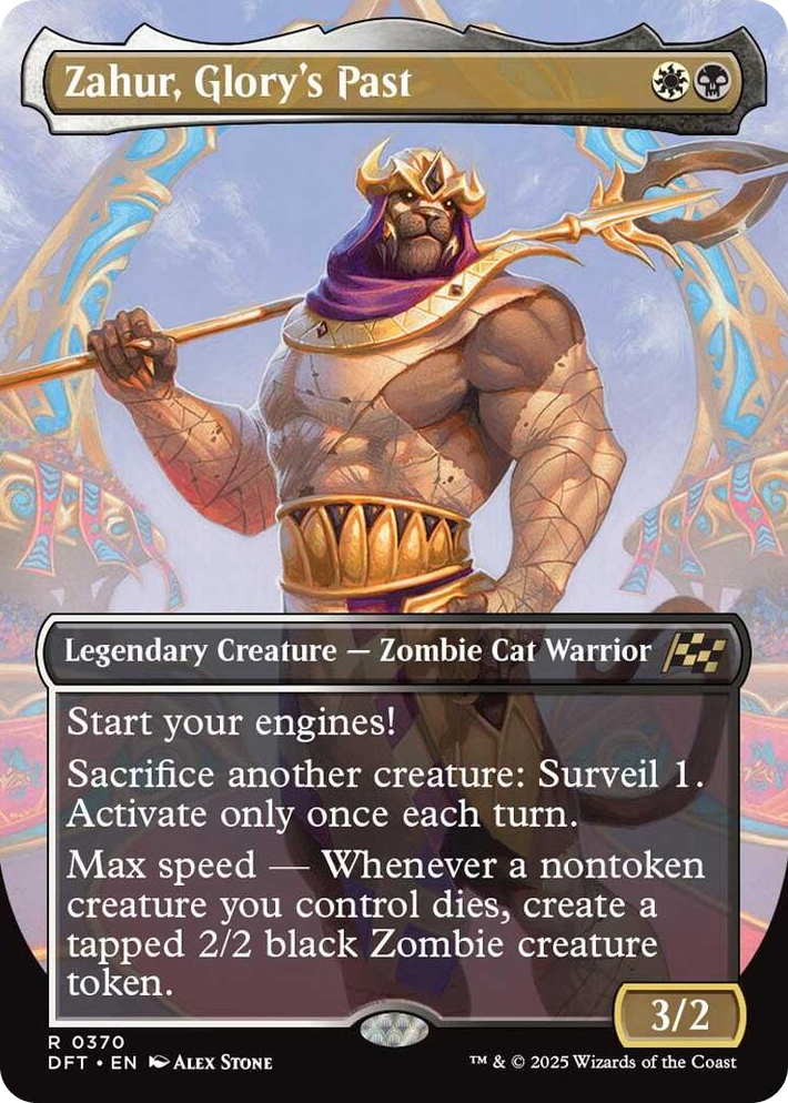 0370 Zahur, Glory's Past (Borderless) R Aetherdrift