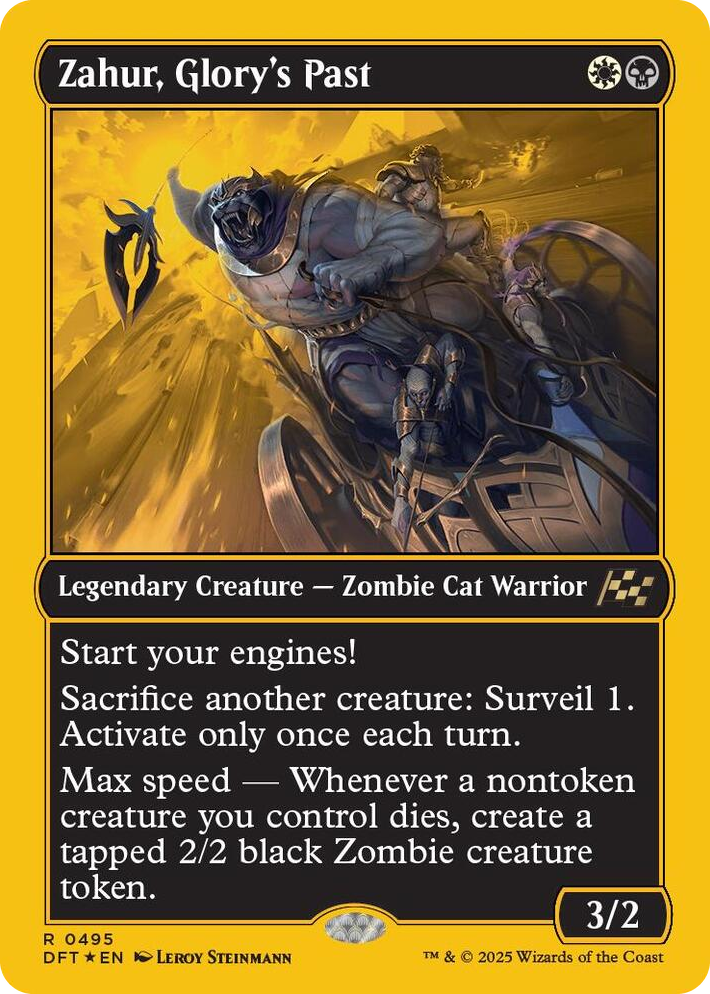 0495 Zahur, Glory's Past (First-Place Foil) R Aetherdrift