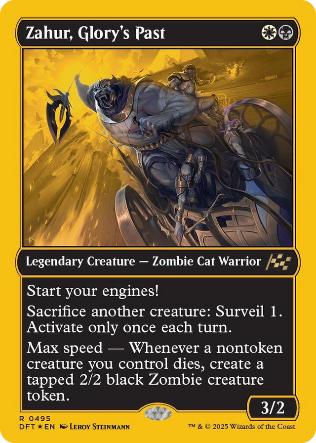 0495 Zahur, Glory's Past (First-Place Foil) R Aetherdrift