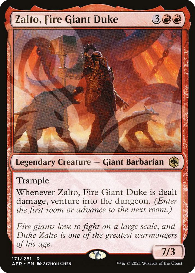 0171 Zalto, Fire Giant Duke R AFR Ampersand Promos
