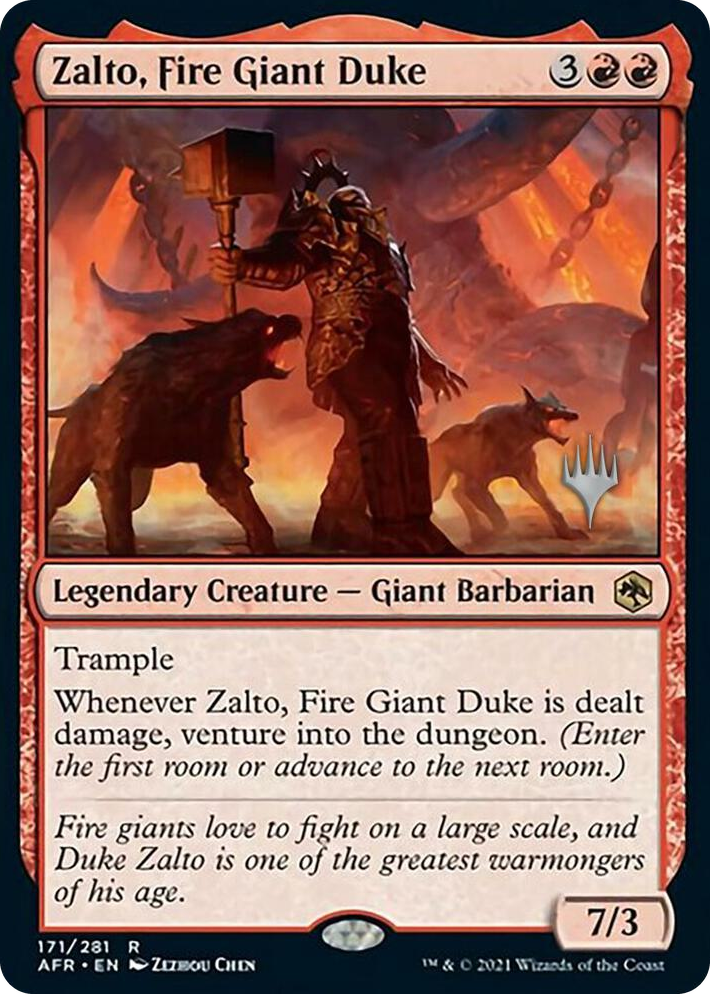 0171 Zalto, Fire Giant Duke R Promo Pack: Adventures in the Forgotten Realms