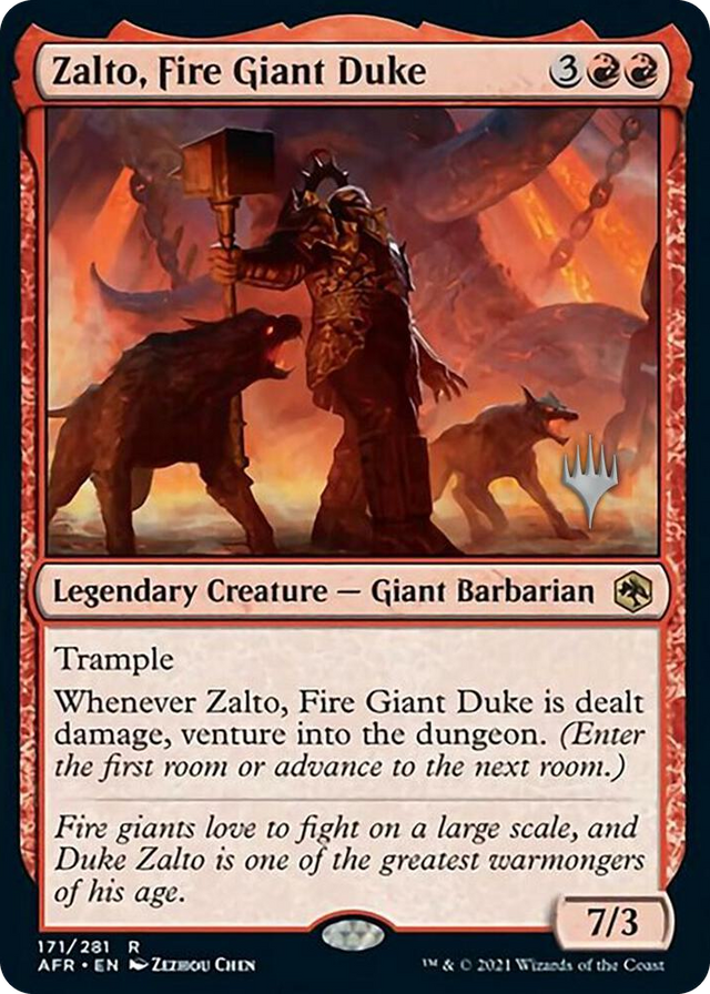 0171 Zalto, Fire Giant Duke R Promo Pack: Adventures in the Forgotten Realms