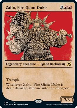 0323 Zalto, Fire Giant Duke (Showcase) R Adventures in the Forgotten Realms