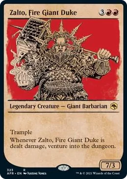 0323 Zalto, Fire Giant Duke (Showcase) R Adventures in the Forgotten Realms