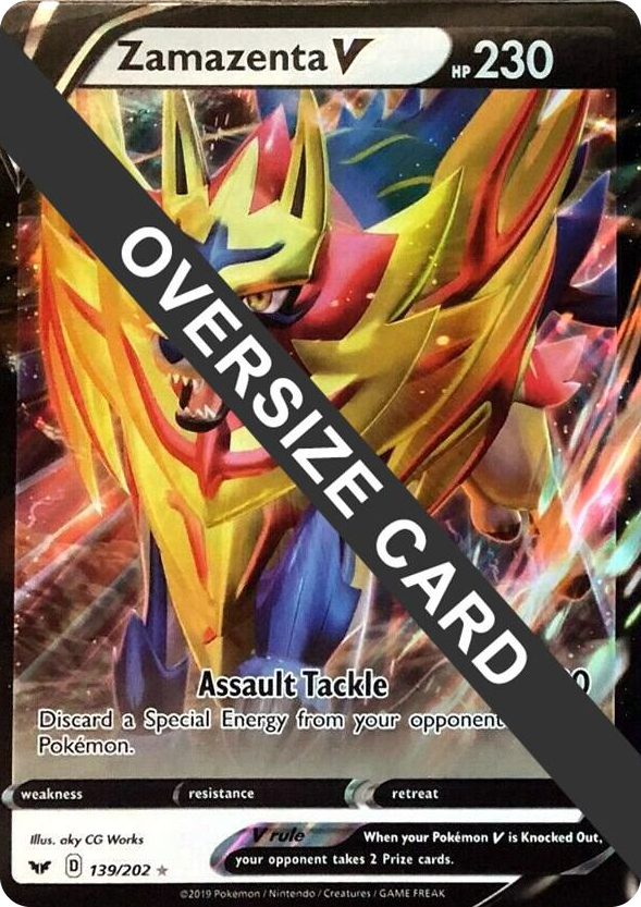 0139 Zamazenta V Promo Jumbo Cards