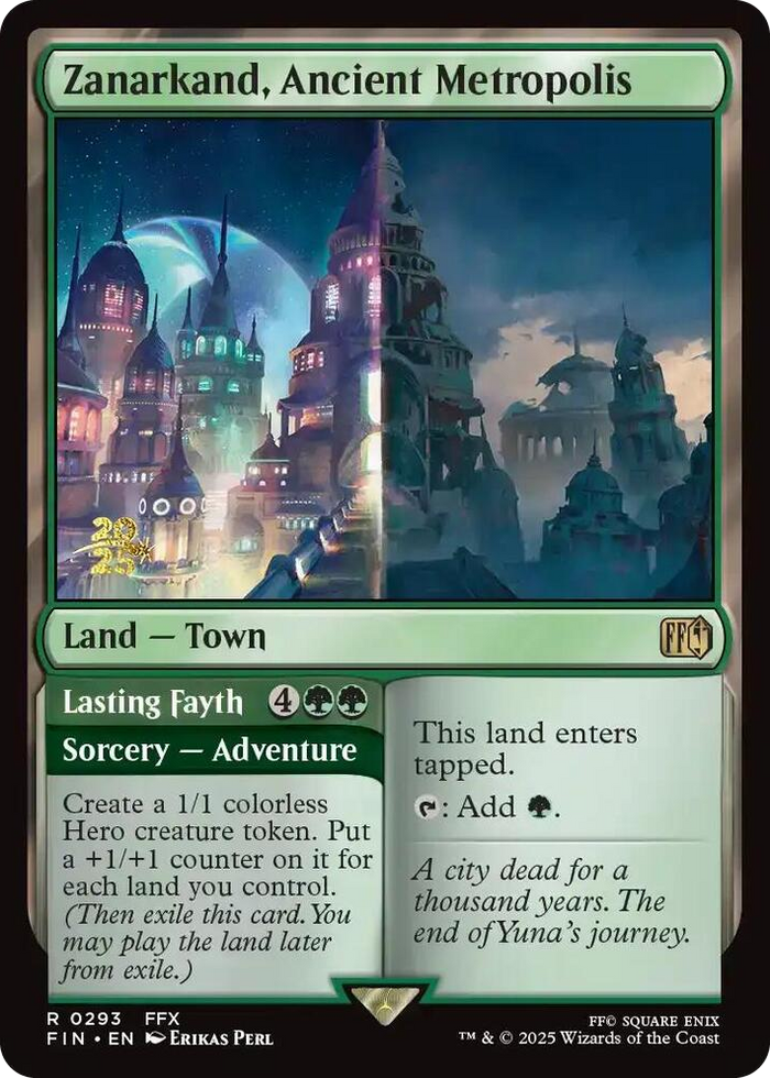 Zanarkand, Ancient Metropolis #293 R - Prerelease Cards Pokemon card