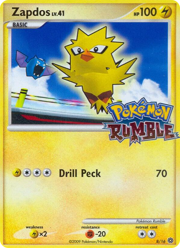 0008 Zapdos Promo Rumble