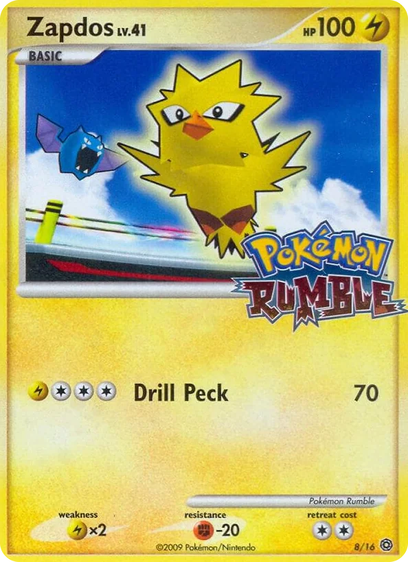 0008 Zapdos Promo Rumble