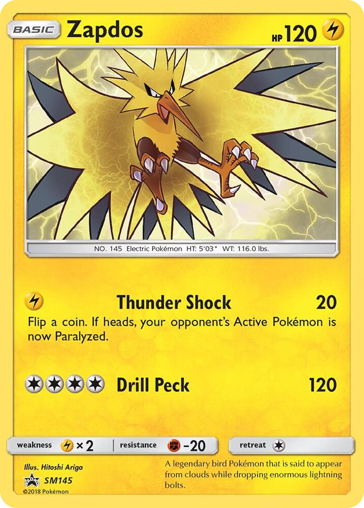 SM145 Zapdos - SM145 Promo SM Promos