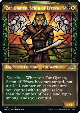 0326 Zar Ojanen, Scion of Efrava (Showcase) U Dominaria United