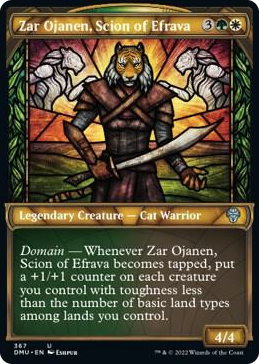 0367 Zar Ojanen, Scion of Efrava (Textured Foil) U Dominaria United