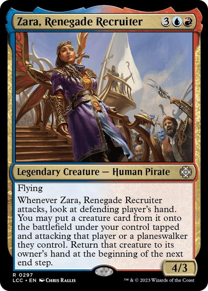 0297 Zara, Renegade Recruiter R Commander: The Lost Caverns of Ixalan