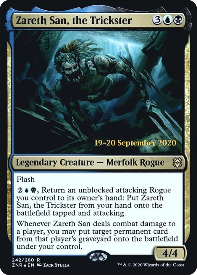 Zareth San, the Trickster #242 R - Prerelease Cards Pokemon card