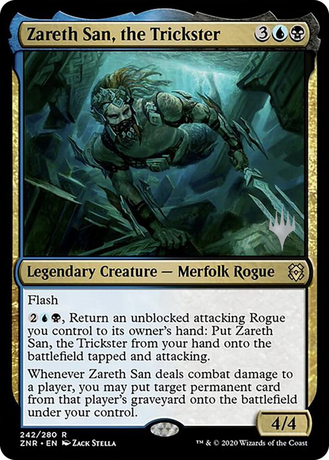 0242 Zareth San, the Trickster R Promo Pack: Zendikar Rising